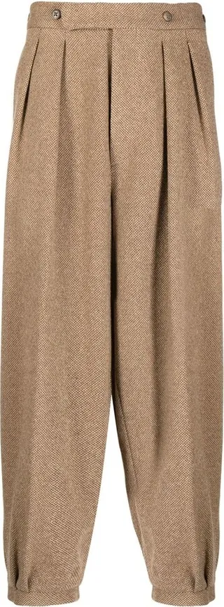Cropped Tailored Trousers