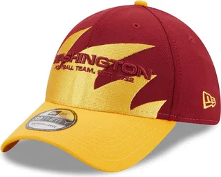Men's Burgundy and Gold Washington Football Team Surge 39THIRTY Flex Hat