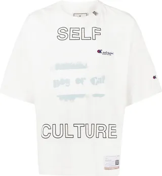 text-print T-shirt