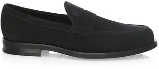 Suede Penny Loafers