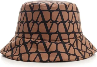 Valentino All-Over Logo Printed Bucket Hat