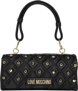 Love Moschino Logo Lettering Zipped Tote Bag