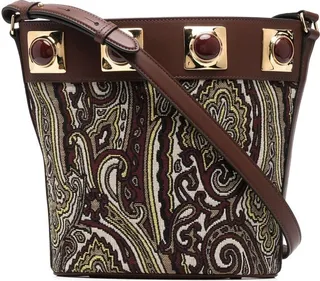 Paisley-Print Shoulder Bag