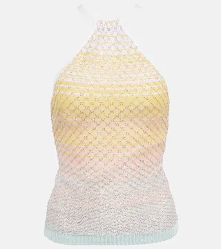 Halter-neck top