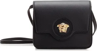 Versace La Medusa Plaque Crossbody Bag