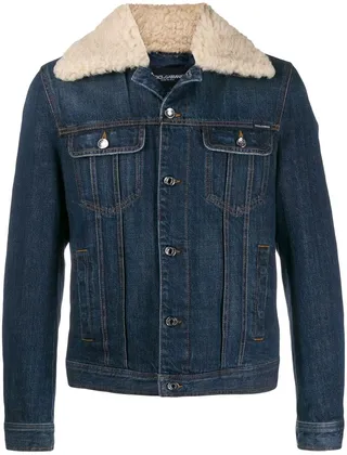 Trimmed Denim Jacket