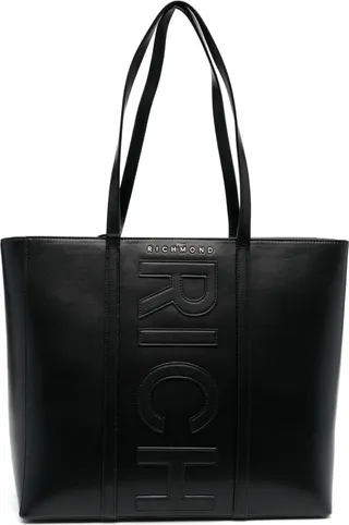 Logo-Lettering Shoulder Bag