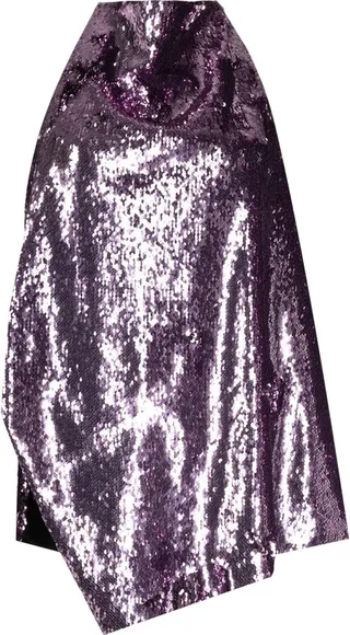 Sequin-Embellished Halterneck Top