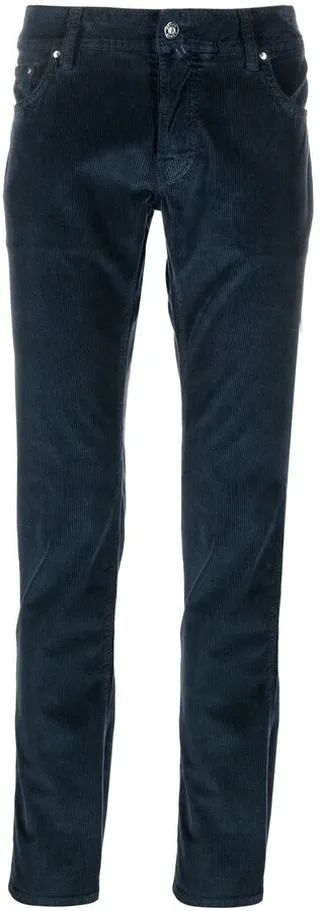 Corduroy Straight-Leg Trousers