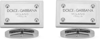 Dolce & Gabbana Logo Tag Cufflinks