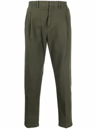 Mid-Rise Straight-Leg Chinos
