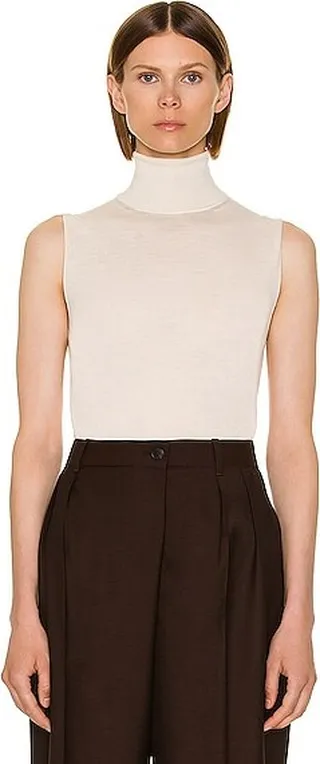 The Row Falun Top in Ivory