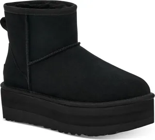 Ugg Women's Classic Mini Warm-Lined Platform Booties