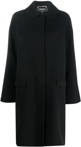 Mantel single-breasted coat
