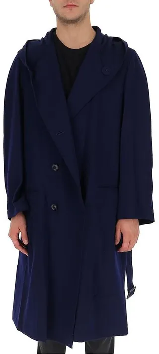 Yohji Yamamoto Hooded Trench Coat