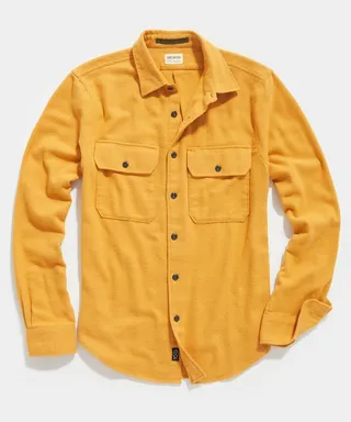 Alaskan Chamois Shirt in Mustard