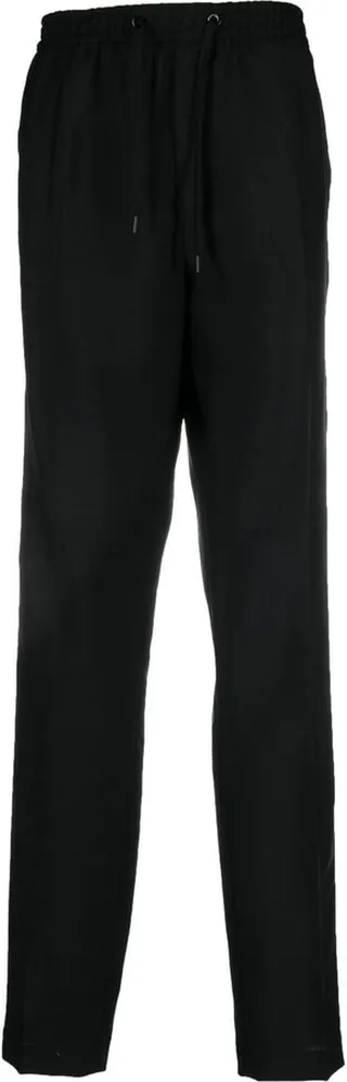 Side-Stripe Straight-Leg Trousers