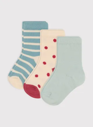 Kids 3 Pack Assorted Socks
