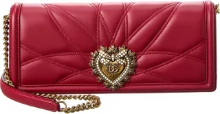 Dolce & Gabbana Devotion Leather Baguette