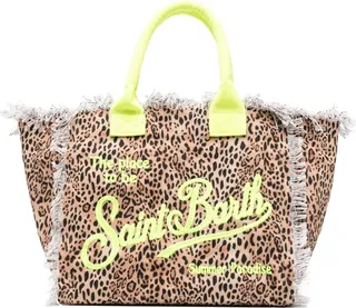 Embroidered-Logo Beach Bag
