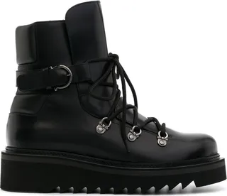 Elimo lace-up leather boots