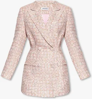 Self Portrait Sparkling Tweed Dress