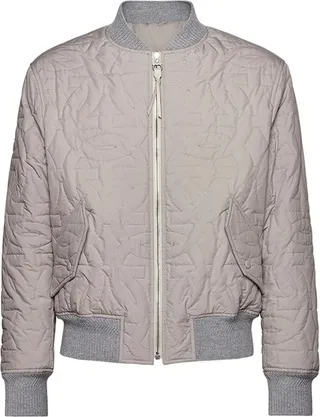 Quilted Bomber Jacket