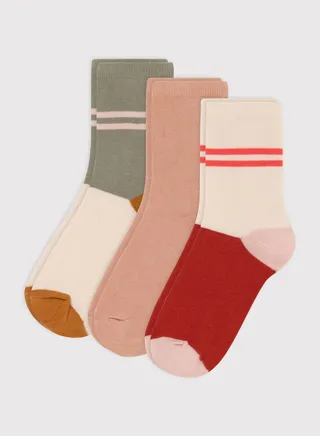 Kids 3 Pack Assorted Socks
