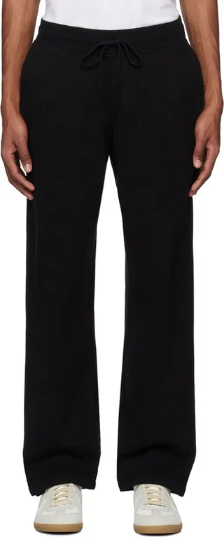 Reigning Champ Black Midweight Relaxed Sweatpants