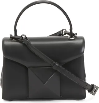 Made In Italy Nappa Leather Mini One Stud Satchel