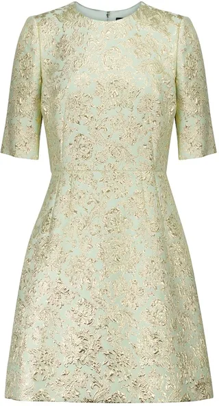Brocade minidress