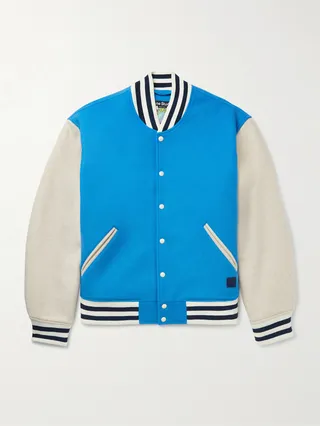 Ovan Wool-Blend Felt Varsity Jacket