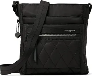 Hedgren Orva RFID Shoulder Bag (Quilted Black) Shoulder Handbags