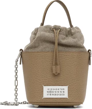 Maison Margiela Tan Small 5AC Bucket Bag