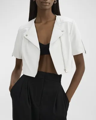 Kirsi Cropped Biker Jacket