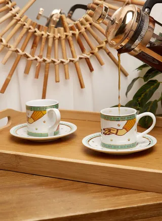 Hessa'S Set Of 2 Espresso Cups