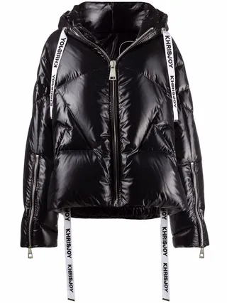 Iconic hooded puffer jacket
