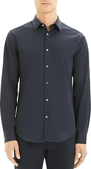 Theory Sylvain Structure Knit Regular Fit Shirt