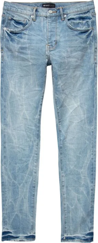 Acid-Wash Low-Rise Jeans