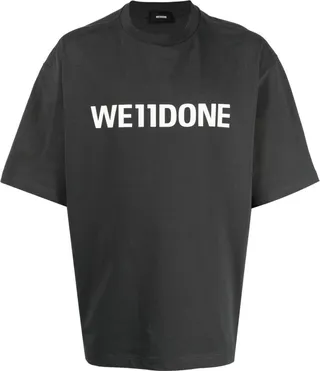 logo-print cotton T-shirt