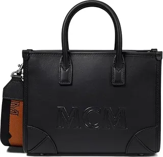 MCM Munchen Tote Mini (Black) Handbags