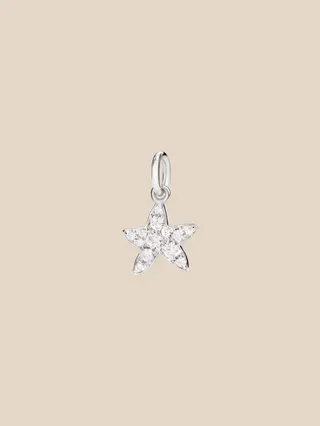 Stellina Dodo pendant in 18 kt white gold