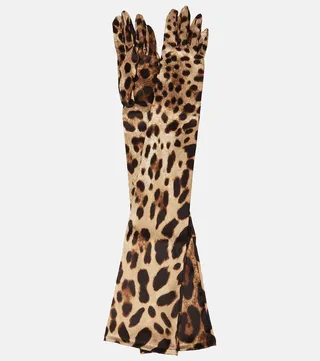 x Kim Kardashian silk blend gloves