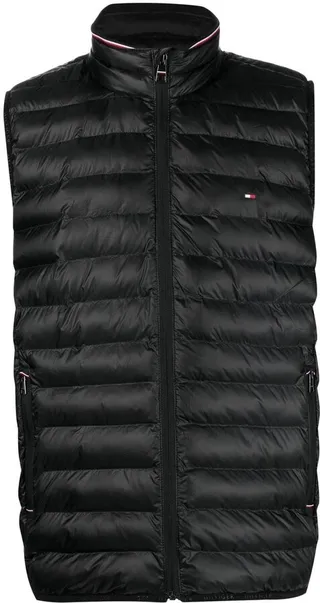 Embroidered-Logo Padded Gilet