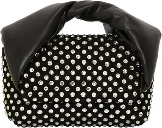 Mini Twister - Leather Mini Bag With Crystal