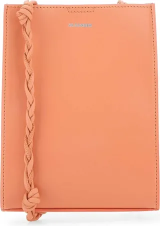 Jil Sander Logo Printed Strapped Crossbody Bag