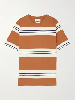 Conduit Striped Organic Cotton-Jersey T-Shirt