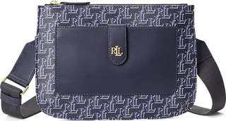 Coated Canvas Medium Jamey Crossbody Bag Cross-body Bag Midnight Blue
