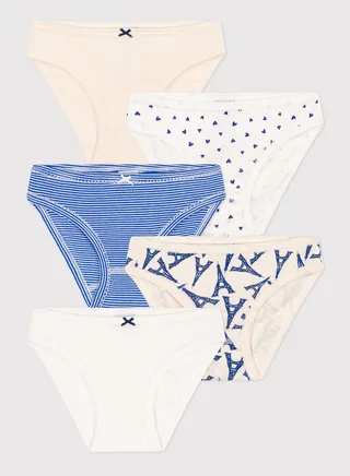 Kids 5 Pack Assorted Briefs