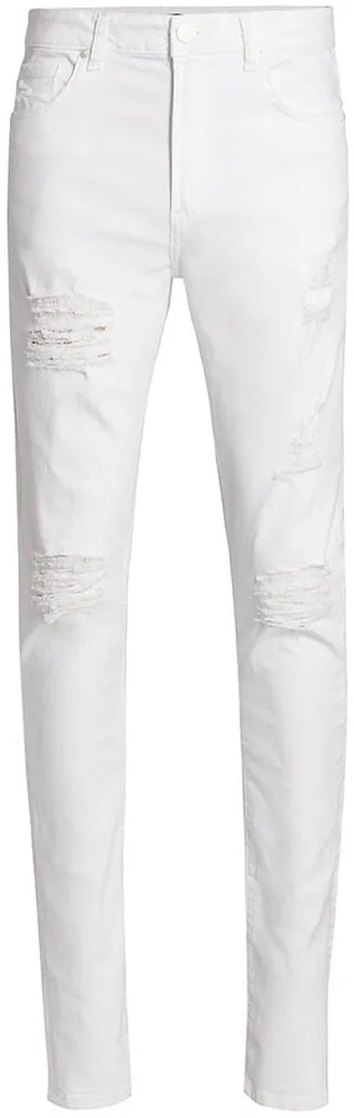 Greyson Stretch Distressed Skinny Jeans